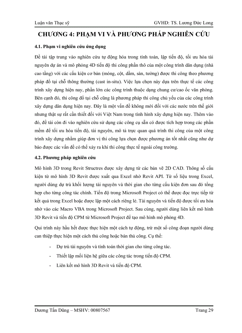 image for page Nghiên cứu ứng dụng công nghệ 4d cad trong lập và mô phỏng tiến độ thi công xây dựng