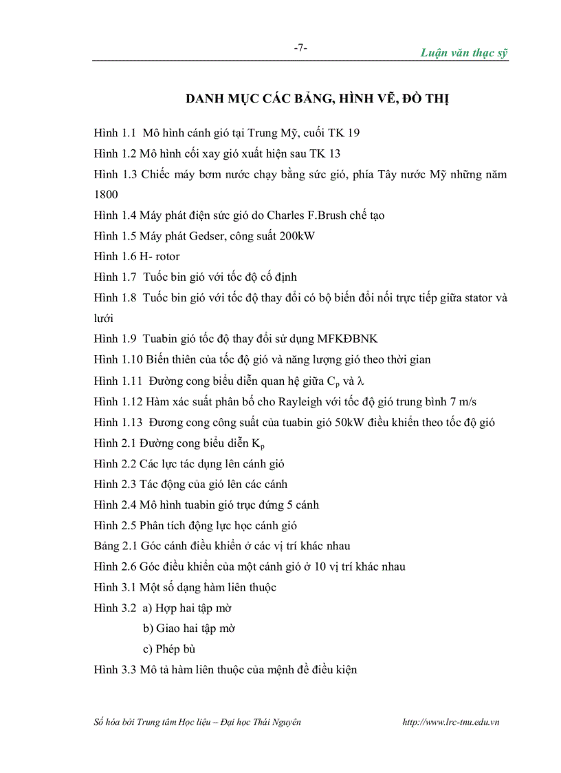 image for page Nghiên cứu ứng dụng điều khiển mờ thích nghi để điều khiển cánh gió tuabin trục đứng