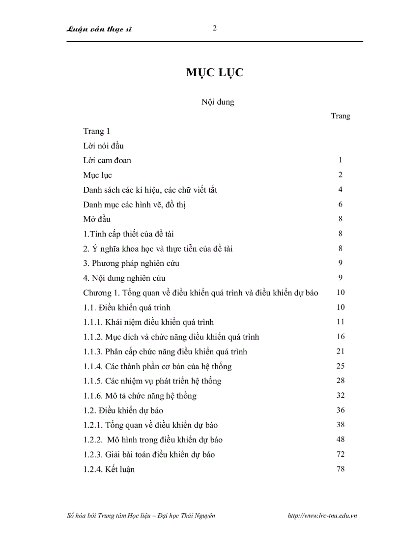 image for page Nghiên cứu ứng dụng hệ điều khiển dự báo để điều khiển nhiệt độ lò nung cán thép liên tục