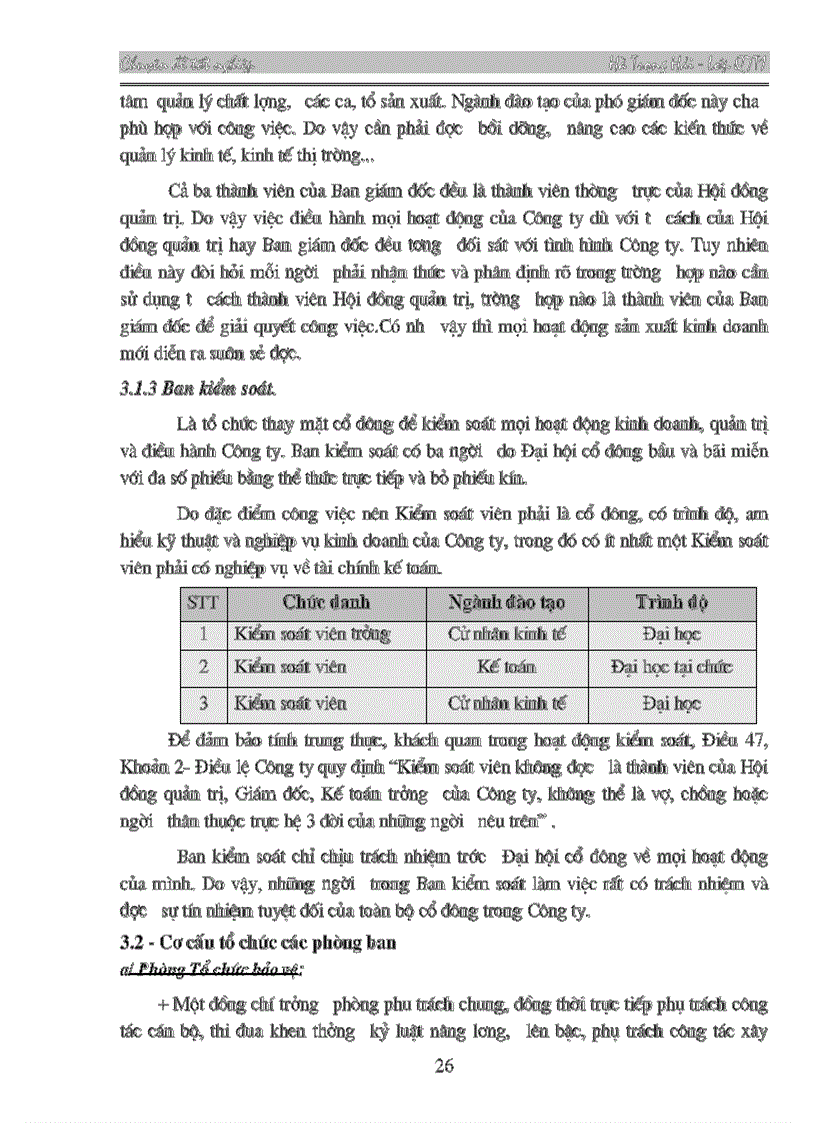 image for page Phân tích thực trạng tổ chức Bộ máy quản lý ở công ty cổ phần dệt 10 10