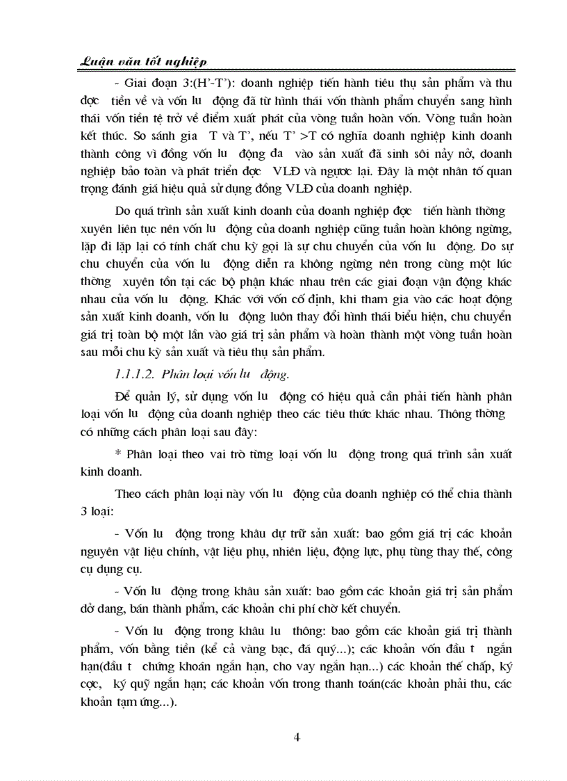 image for page Tăng cường quản lý và nâng cao hiệu quả sử dụng VLĐ tại Công ty In Thương mại Dịch vụ Ngân hàng NN0 PTNT Việt Nam