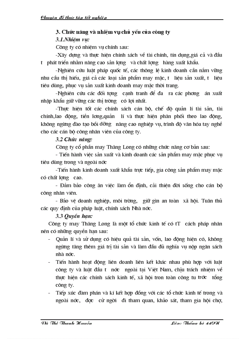 image for page Phân tích tình hình hoạt động sản xuất kinh doanh của Công ty cổ phần may Thăng Long