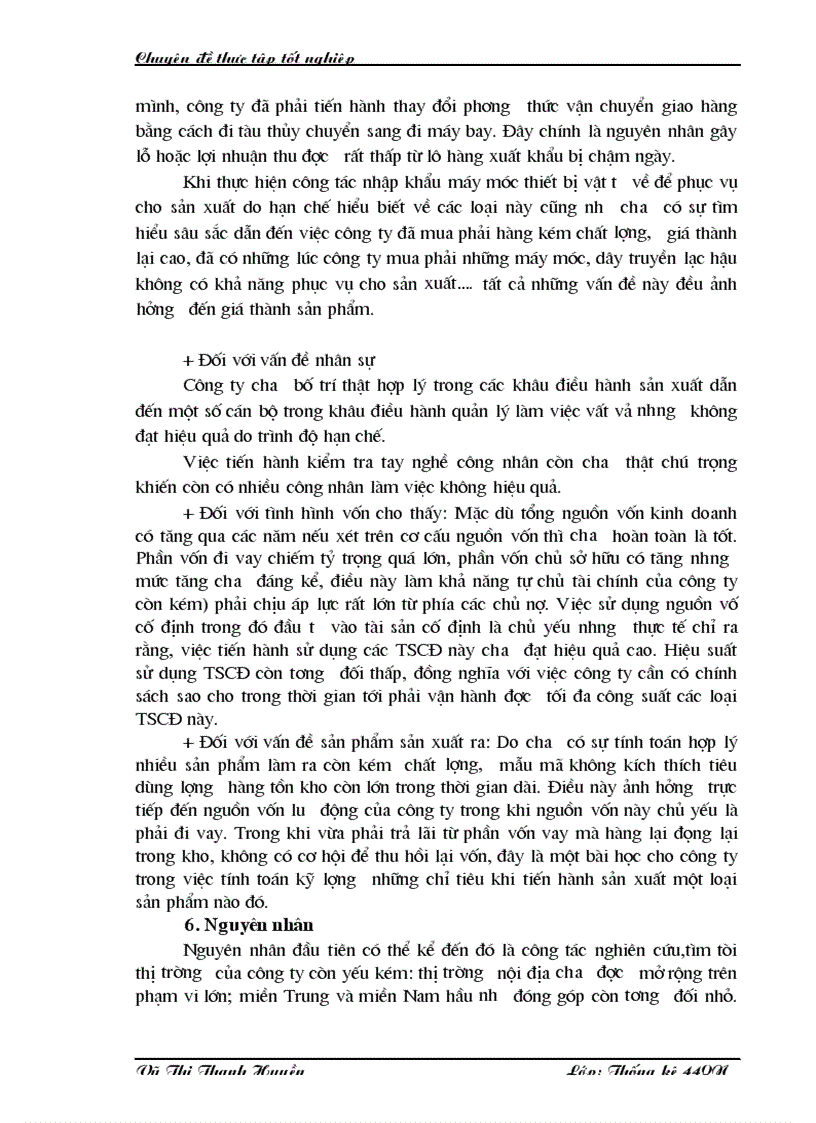 image for page Phân tích tình hình hoạt động sản xuất kinh doanh của Công ty cổ phần may Thăng Long