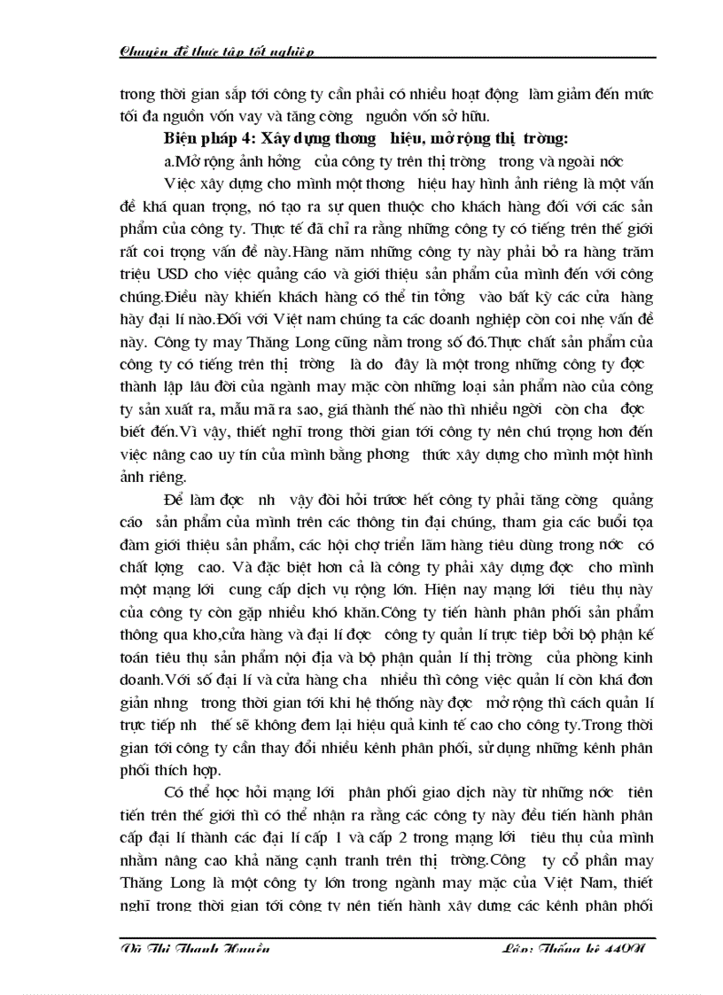 image for page Phân tích tình hình hoạt động sản xuất kinh doanh của Công ty cổ phần may Thăng Long