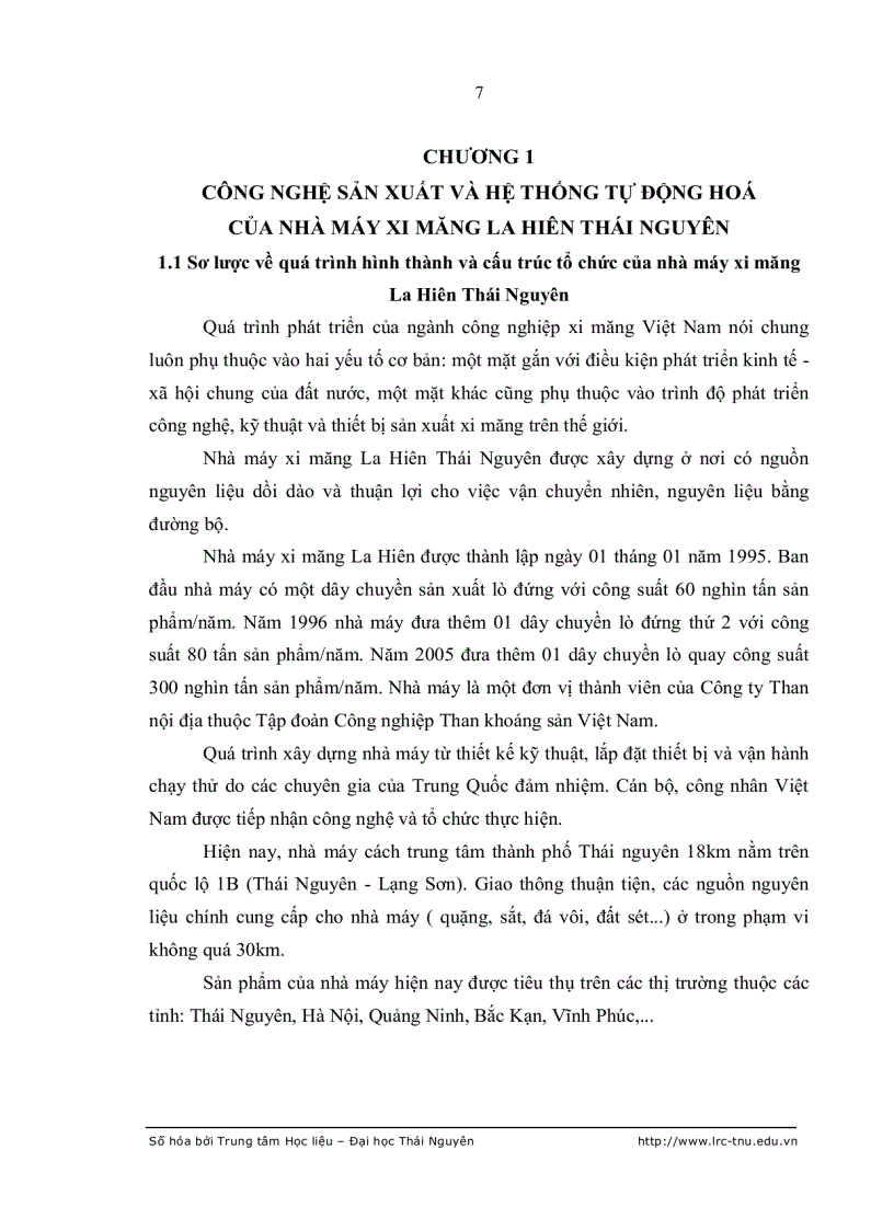 image for page Nghiên cứu ứng dụng plc trong công nghệ sản xuất tại nhà máy xi măng la hiên thái nguyên