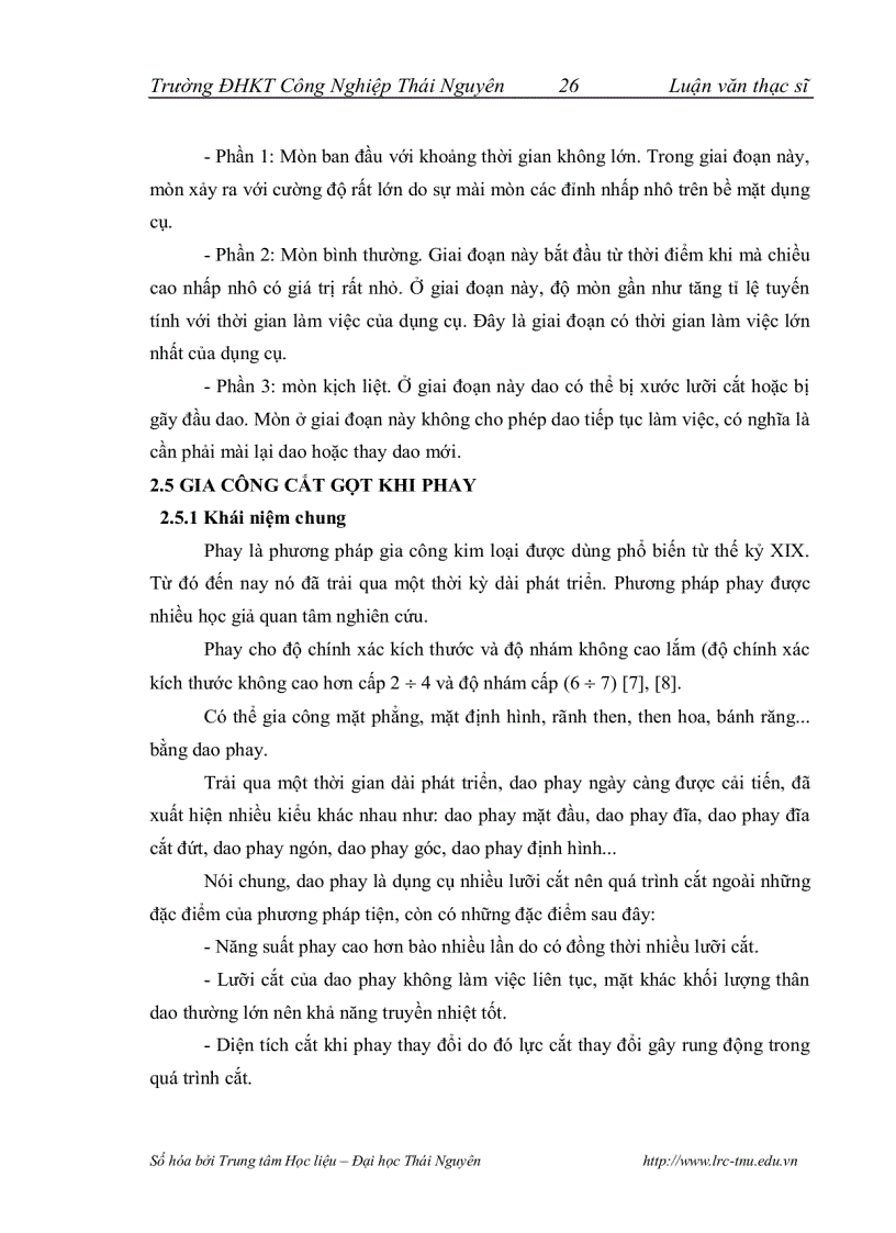 image for page Nghiên cứu và lựa chọn chế độ cắt tối ưu khi phay mặt phẳng bằng dao phay mặt đầu đối với gang cầu có bôi trơn tối thiểu