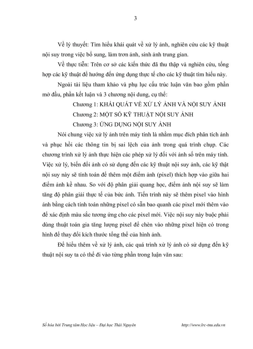 image for page Nội suy ảnh và một số ứng dụng