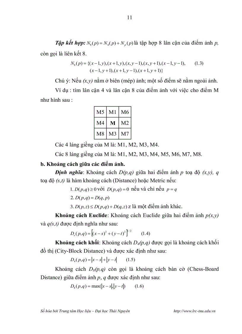 image for page Nội suy ảnh và một số ứng dụng