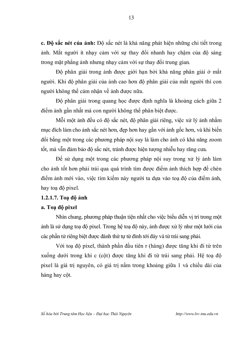 image for page Nội suy ảnh và một số ứng dụng