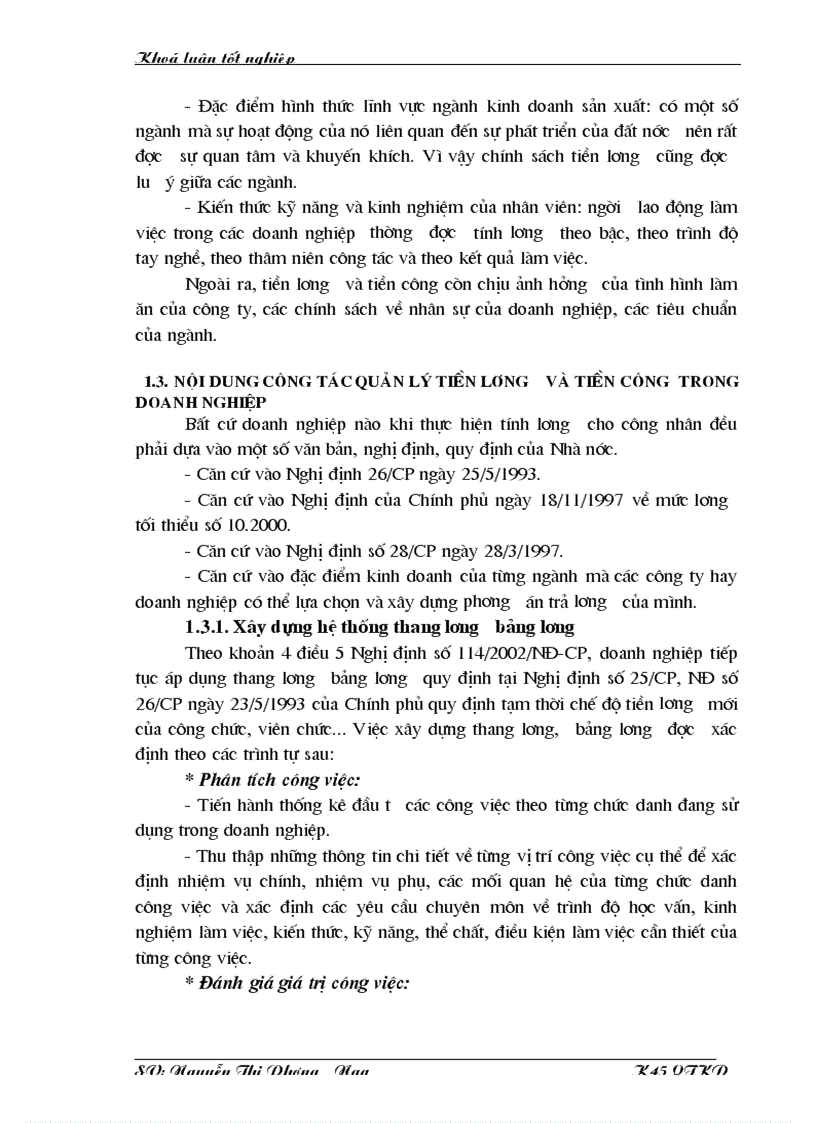 image for page Hoàn thiện công tác quản lý tiền lương và tiền công tại Công ty KTCT thuỷ lợi La Khê