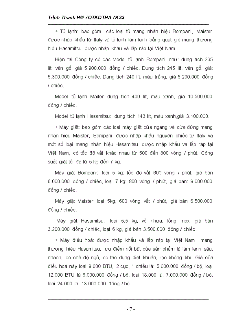 image for page Phân tích tình hình thị trường của Công ty TNHH Hasa