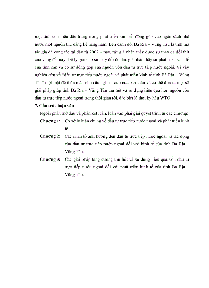 image for page Đầu tư trực tiếp nước ngoài đối với sự phát triển kinh tế tỉnh bà rịa vũng tàu