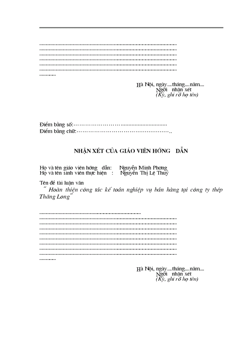 image for page Hoàn thiện công tác kế toán nghiệp vụ bán hàng tại công ty Thép Thăng Long