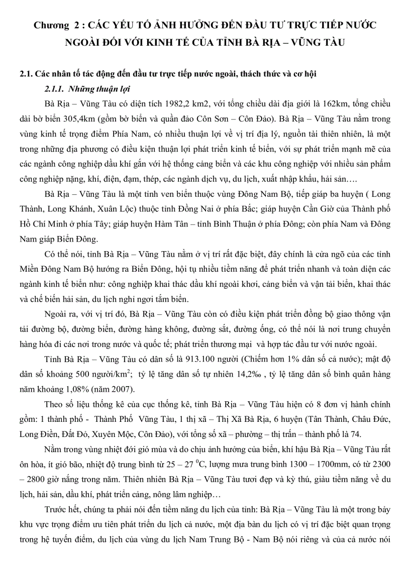 image for page Đầu tư trực tiếp nước ngoài đối với sự phát triển kinh tế tỉnh Bà Rịa Vũng Tàu