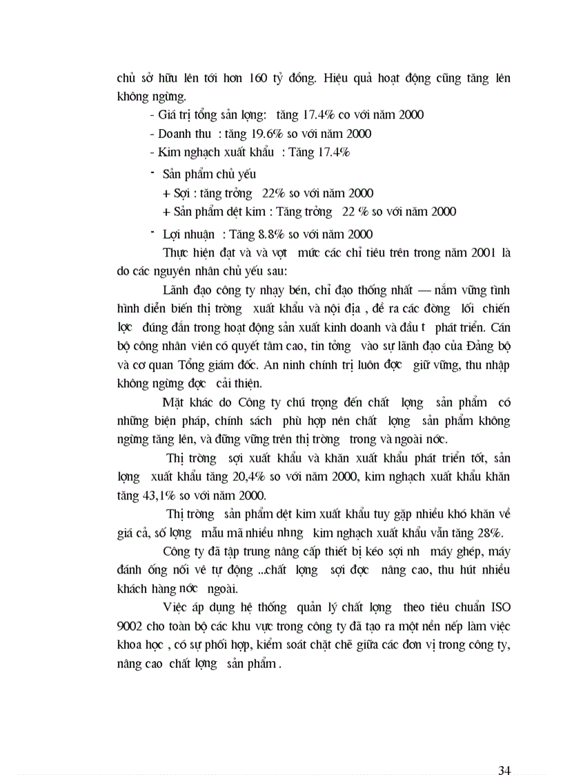 image for page Phân tích tình hình chất lượng sản phẩm sợi ở Công ty Dệt May Hà Nội