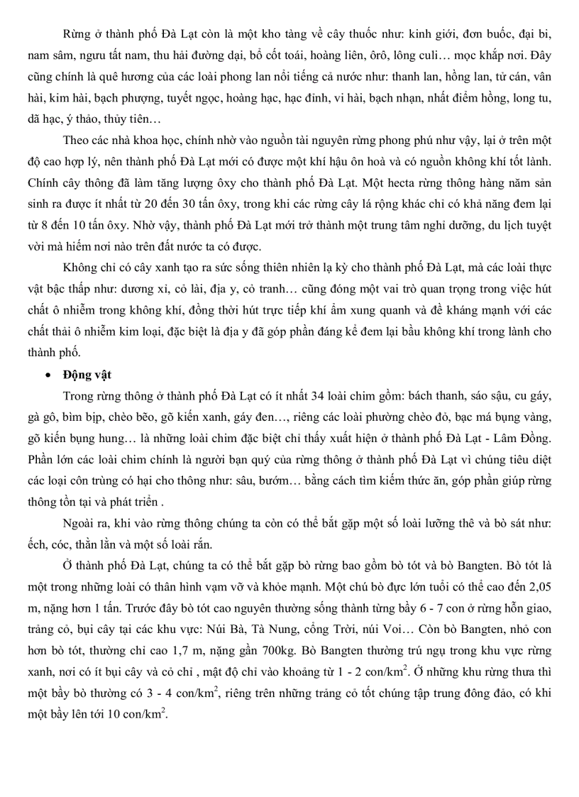 image for page Nghiên cứu phát triển bền vững du lịch sinh thái thành phố Đà Lạt tỉnh Lâm Đồng