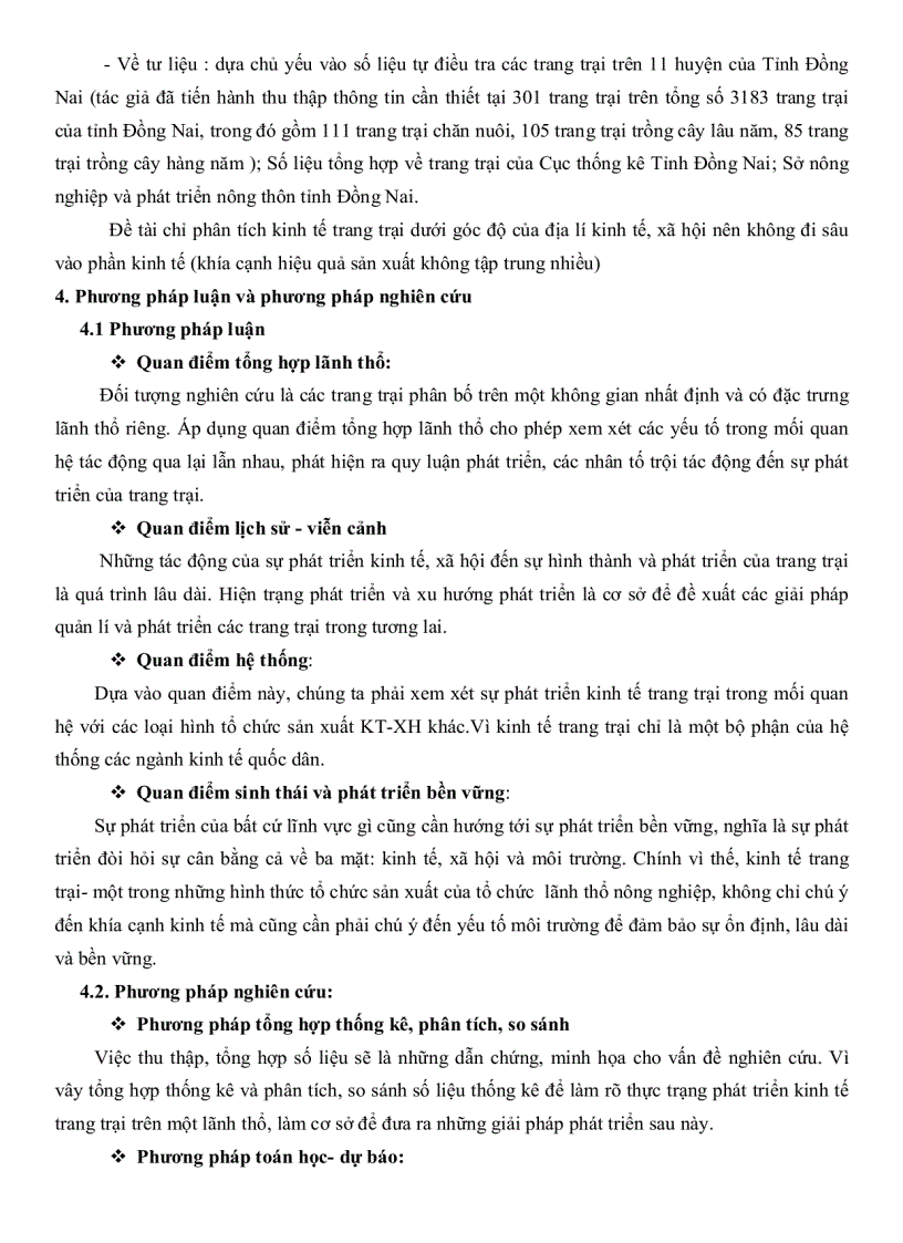 image for page Phân tích kinh tế trang trại tỉnh Đồng Nai từ gốc độ địa lí kinh tế xã hội