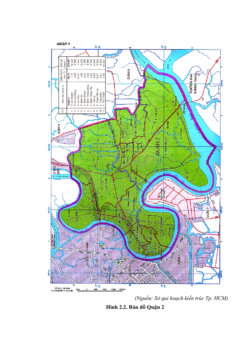 image for page Qúa trình đô thị hóa quận 2 TP Hồ Chí Minh và những tác động đối với kinh tế xã hội