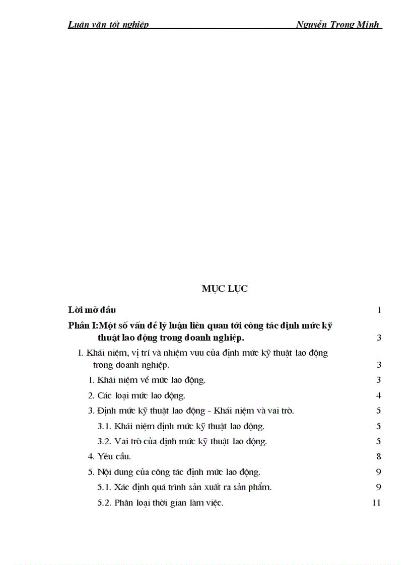 image for page Hoàn thiện công tác định mức kỹ thuật lao động tại Công ty may Thanh Hoá