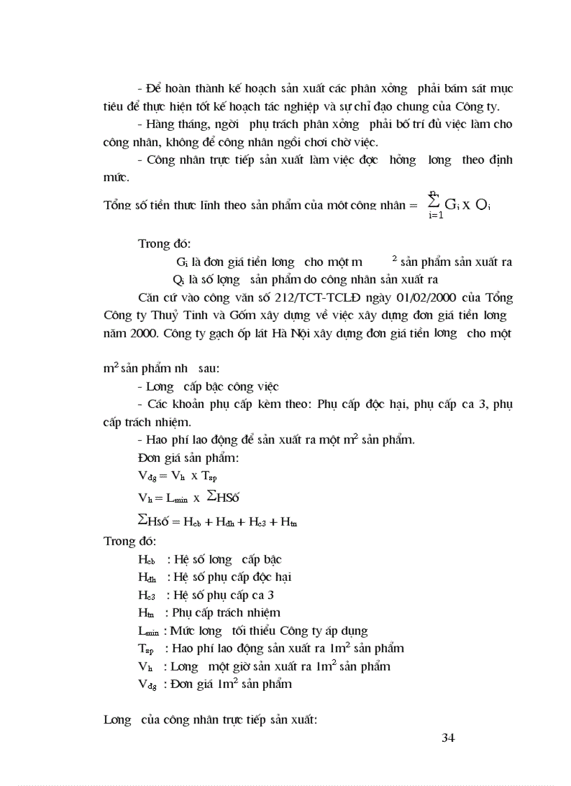 image for page Hoàn thiện hình thức trả lương tại Công ty gạch ốp lát Hà Nội