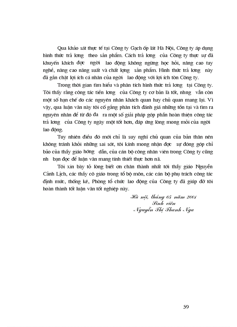 image for page Hoàn thiện hình thức trả lương tại Công ty gạch ốp lát Hà Nội