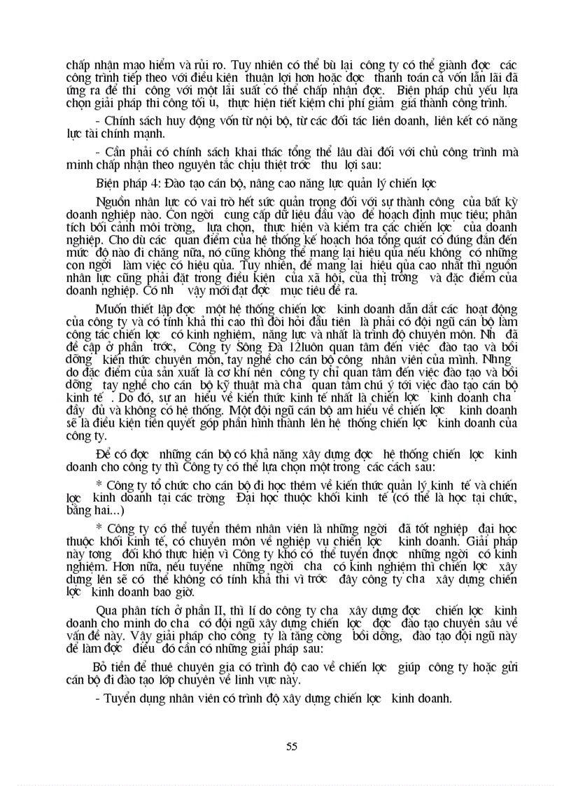 image for page Xây dựng chiến lược kinh doanh của Công ty Xây lắp Vật tư Vận tải Sông Đà 12