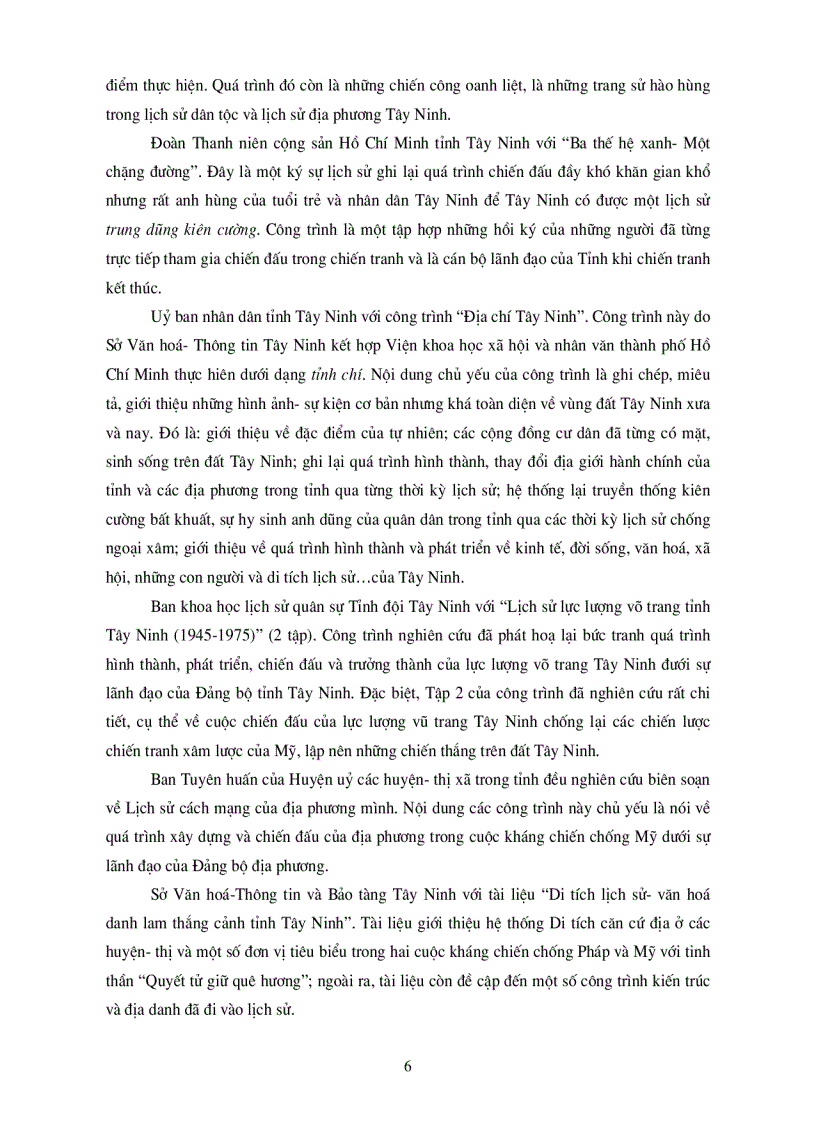 image for page Vai trò của Tây Ninh trong cuộc kháng chiến chống Mỹ và chế độ tay sai ở miền Nam Việt Nam 1954 1975