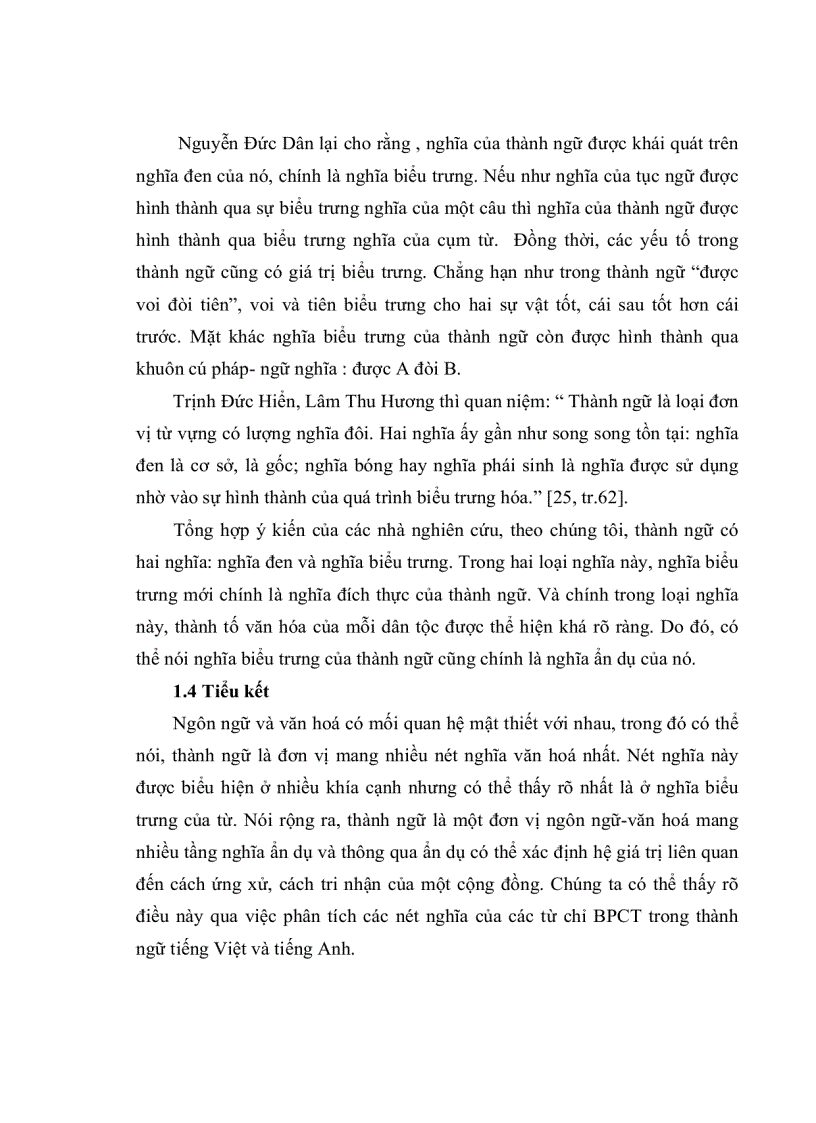 image for page Đặc trưng ngôn ngữ văn hóa của các từ ngữ chỉ bộ phận cơ thể người trong thành ngữ tiếng Việt so sánh với tiếng Anh