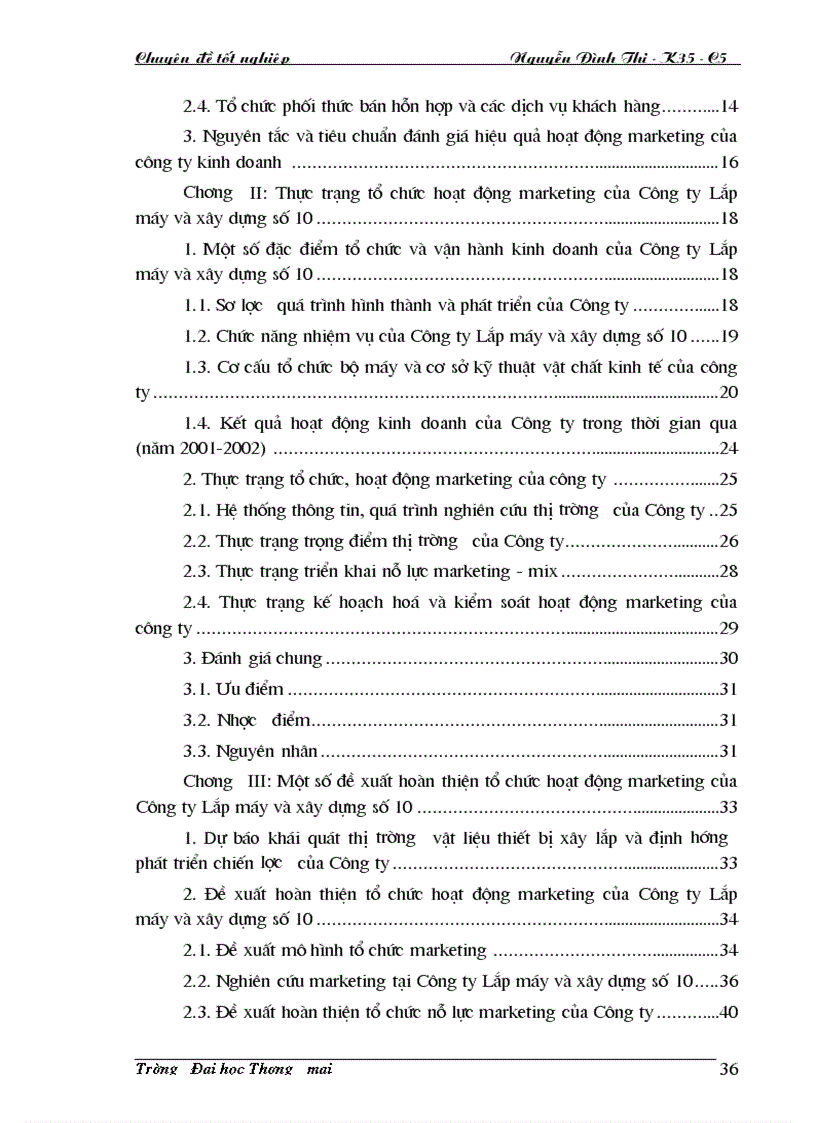 image for page Hoàn thiện tổ chức hoạt động marketing của Công ty Lắp máy và xây dựng số 10