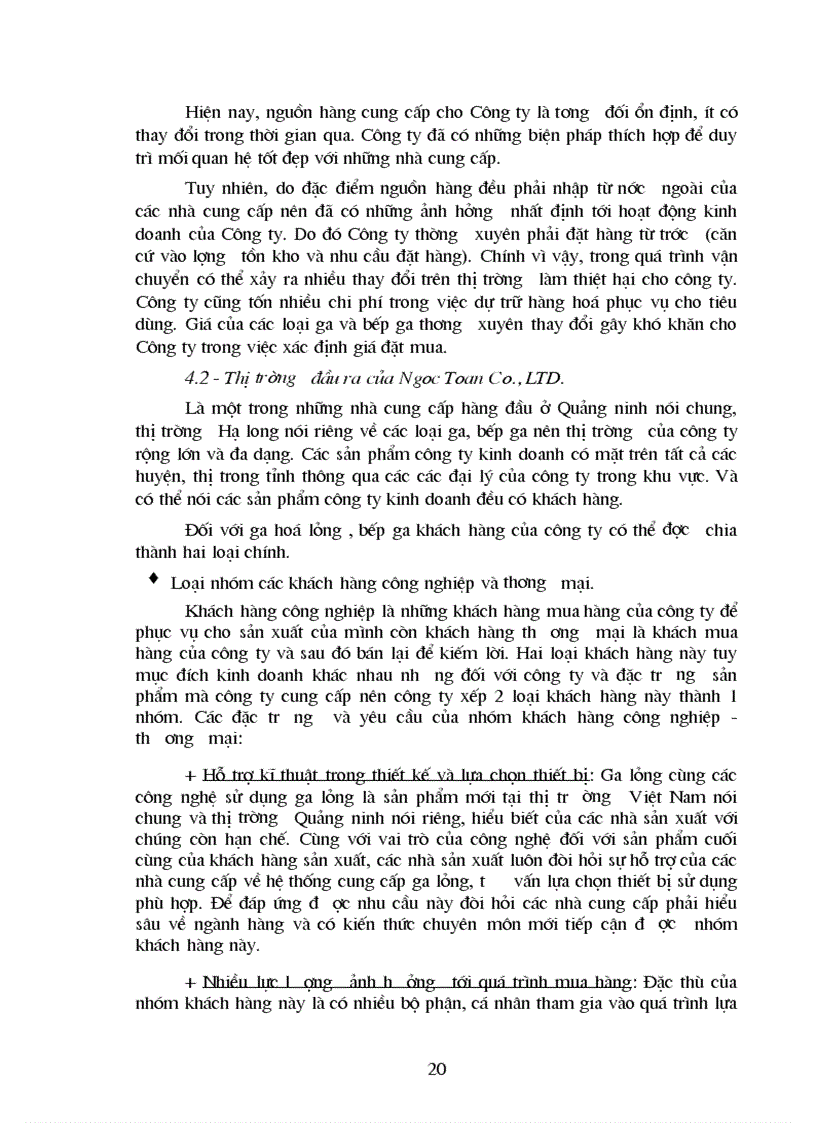 image for page Giải pháp nâng cao khả năng cạnh tranh trong lĩnh vực kinh doanh Gaz và Bếp ga ở Công ty TNHH Thương mại và Dịch vụ Ngọc Toản