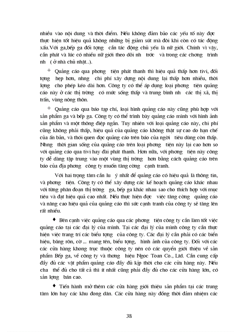 image for page Giải pháp nâng cao khả năng cạnh tranh trong lĩnh vực kinh doanh Gaz và Bếp ga ở Công ty TNHH Thương mại và Dịch vụ Ngọc Toản