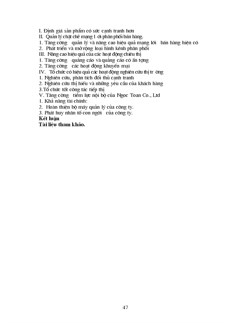 image for page Giải pháp nâng cao khả năng cạnh tranh trong lĩnh vực kinh doanh Gaz và Bếp ga ở Công ty TNHH Thương mại và Dịch vụ Ngọc Toản