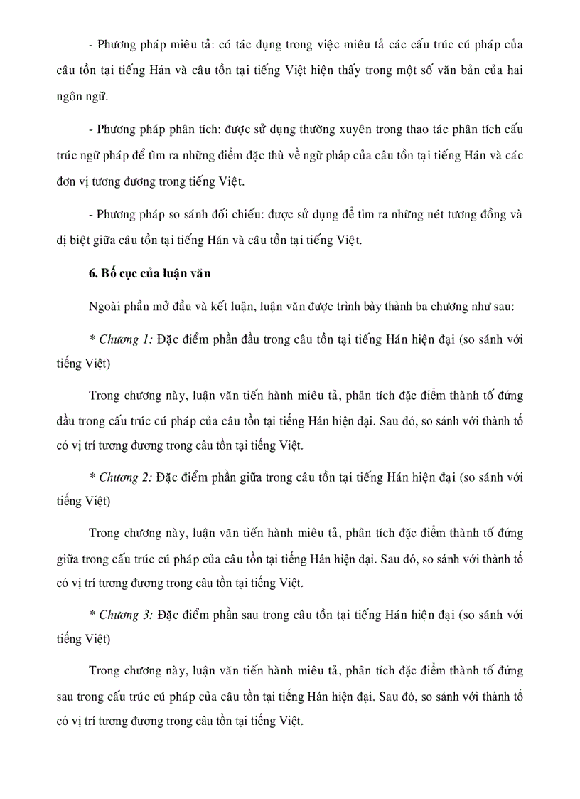 image for page Đặc điểm cấu trúc ngữ pháp của câu tồn tại tiếng Hán hiện đại so sánh với tiếng Việt