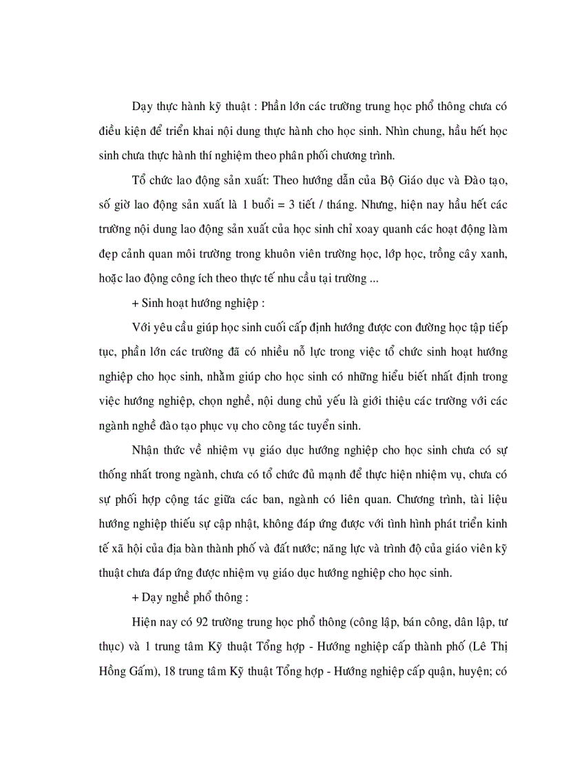 image for page Tìm hiểu thực trạng công tác quản lý hoạt động hướng nghiệp cho học sinh trung học phổ thông tại thành phố Hồ Chí Minh và đề xuất một số biện pháp