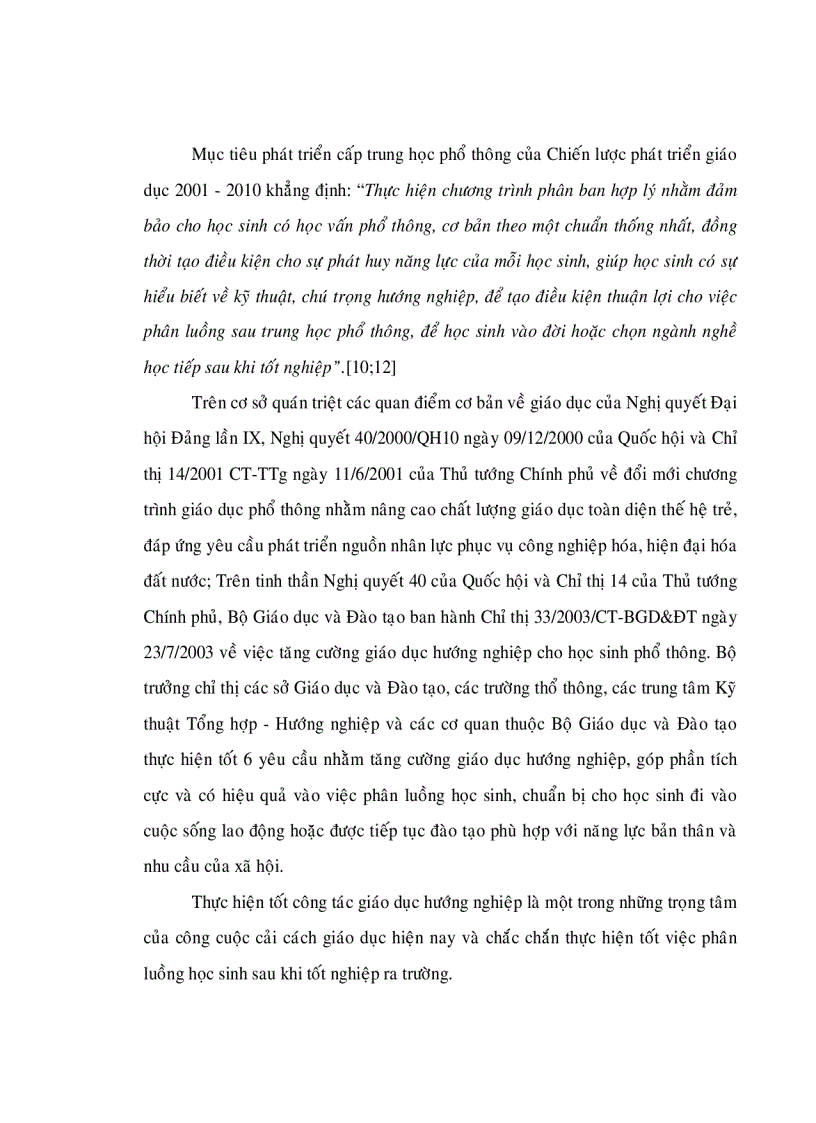 image for page Tìm hiểu thực trạng công tác quản lý hoạt động hướng nghiệp cho học sinh trung học phổ thông tại thành phố Hồ Chí Minh và đề xuất một số biện pháp