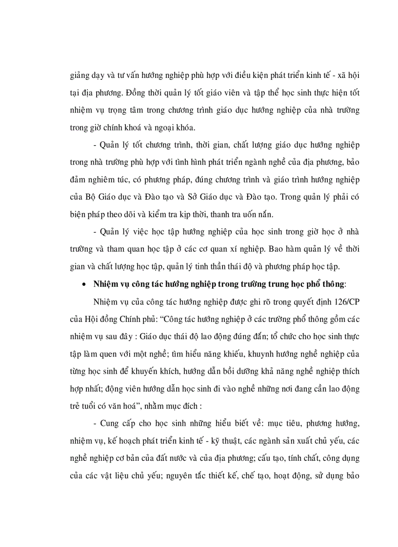 image for page Tìm hiểu thực trạng công tác quản lý hoạt động hướng nghiệp cho học sinh trung học phổ thông tại thành phố Hồ Chí Minh và đề xuất một số biện pháp