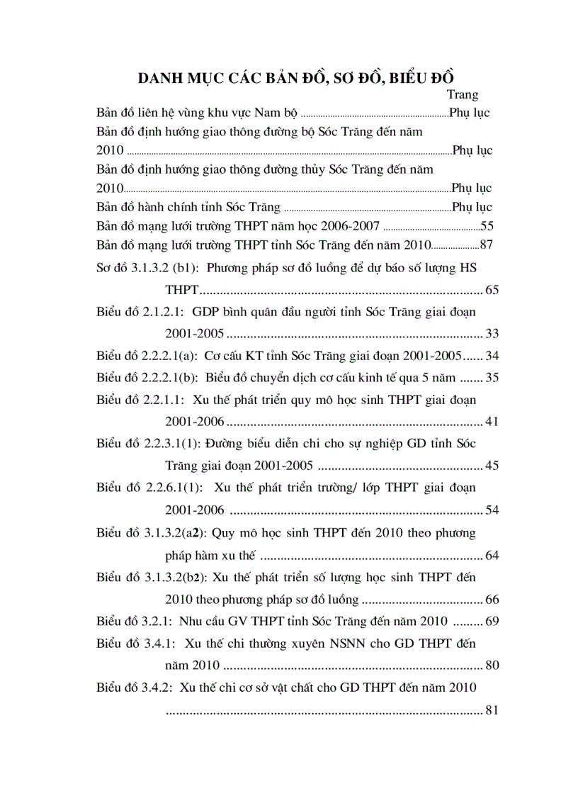 image for page Xây dựng kế hoạch phát triển quy mô giáo dục Trung Học Phổ Thông tỉnh Sóc Trăng đến năm 2010