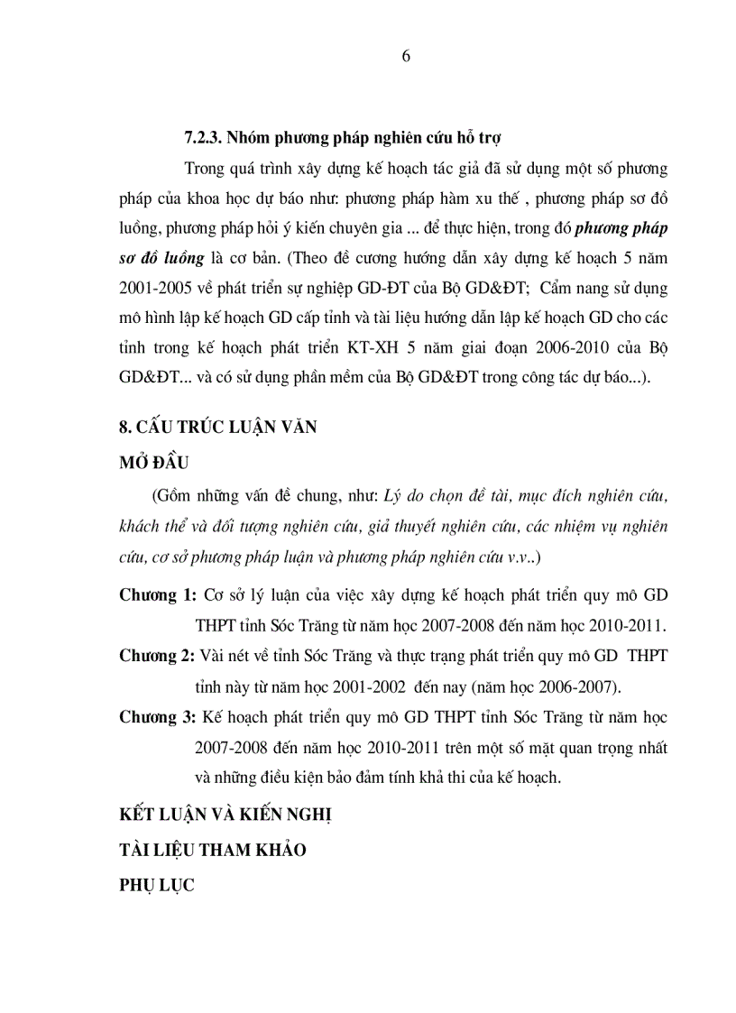 image for page Xây dựng kế hoạch phát triển quy mô giáo dục Trung Học Phổ Thông tỉnh Sóc Trăng đến năm 2010