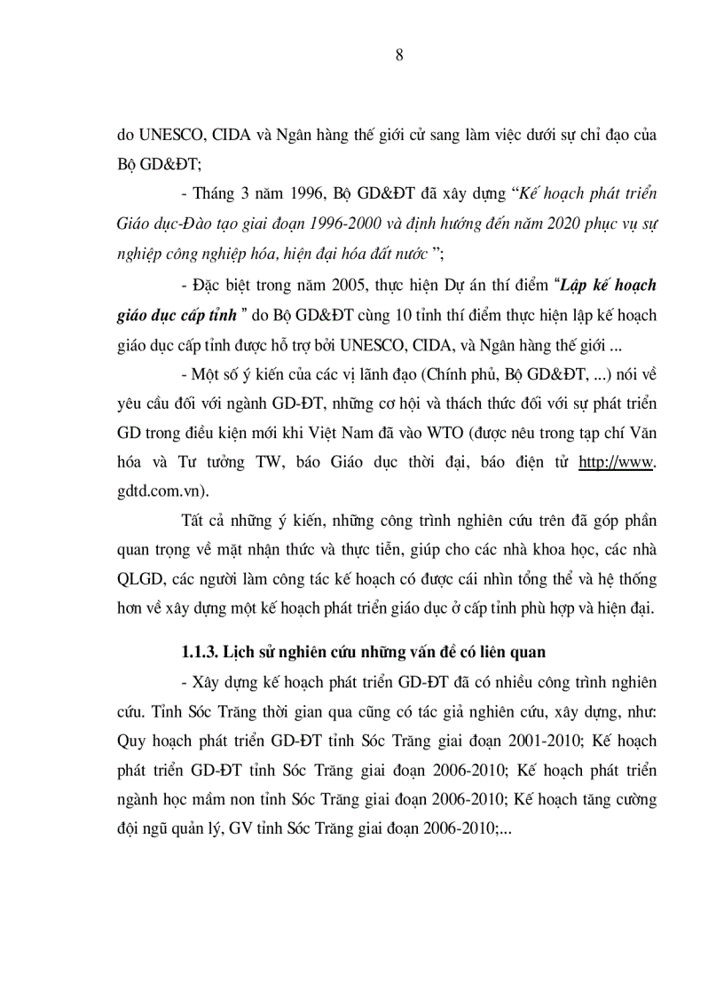 image for page Xây dựng kế hoạch phát triển quy mô giáo dục Trung Học Phổ Thông tỉnh Sóc Trăng đến năm 2010