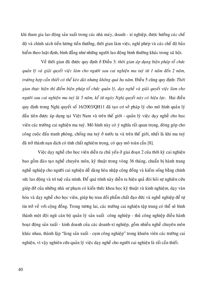 image for page Thực trạng hoạt động quản lí việc dạy nghề cho học viên các trường cai nghiện ma túy của thành phố Hồ Chí Minh và các giải pháp