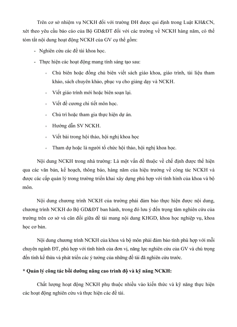 image for page Quản lí hoạt động giảng dạy và nghiên cứu khoa học của giảng viên trường đại học sư phạm kĩ thuật TP HCM