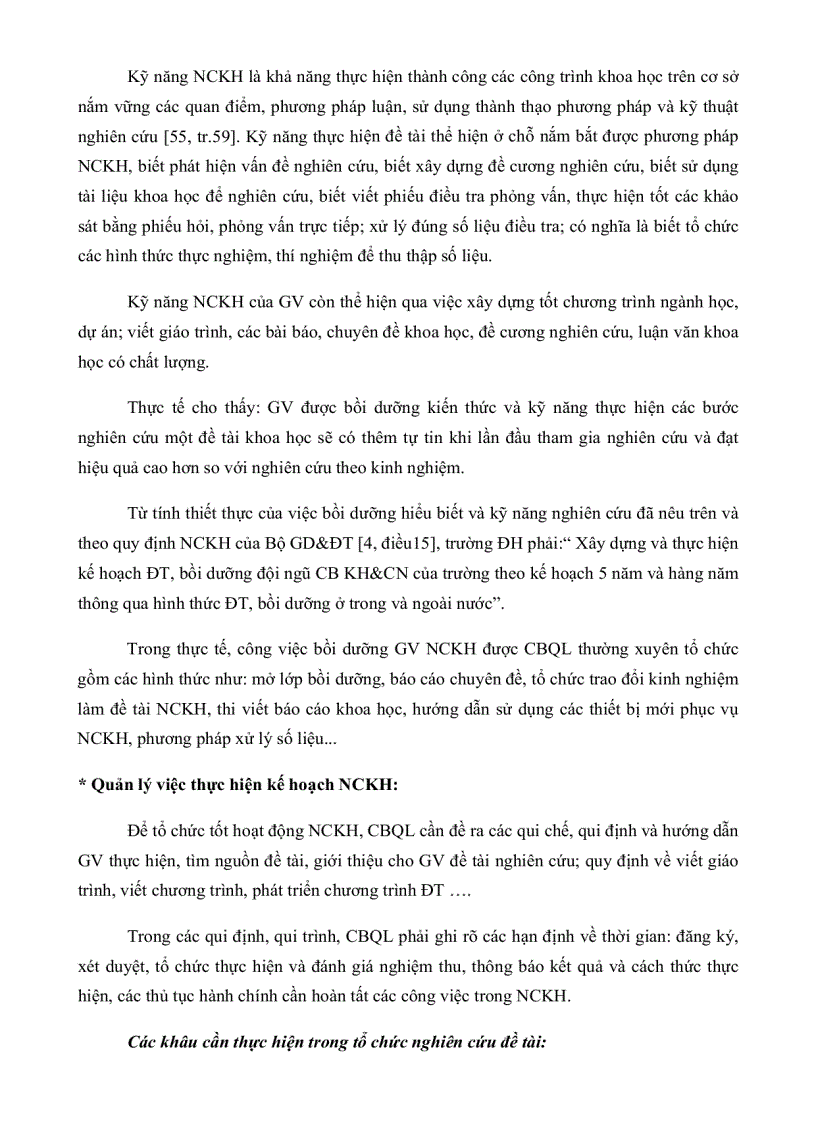 image for page Quản lí hoạt động giảng dạy và nghiên cứu khoa học của giảng viên trường đại học sư phạm kĩ thuật TP HCM