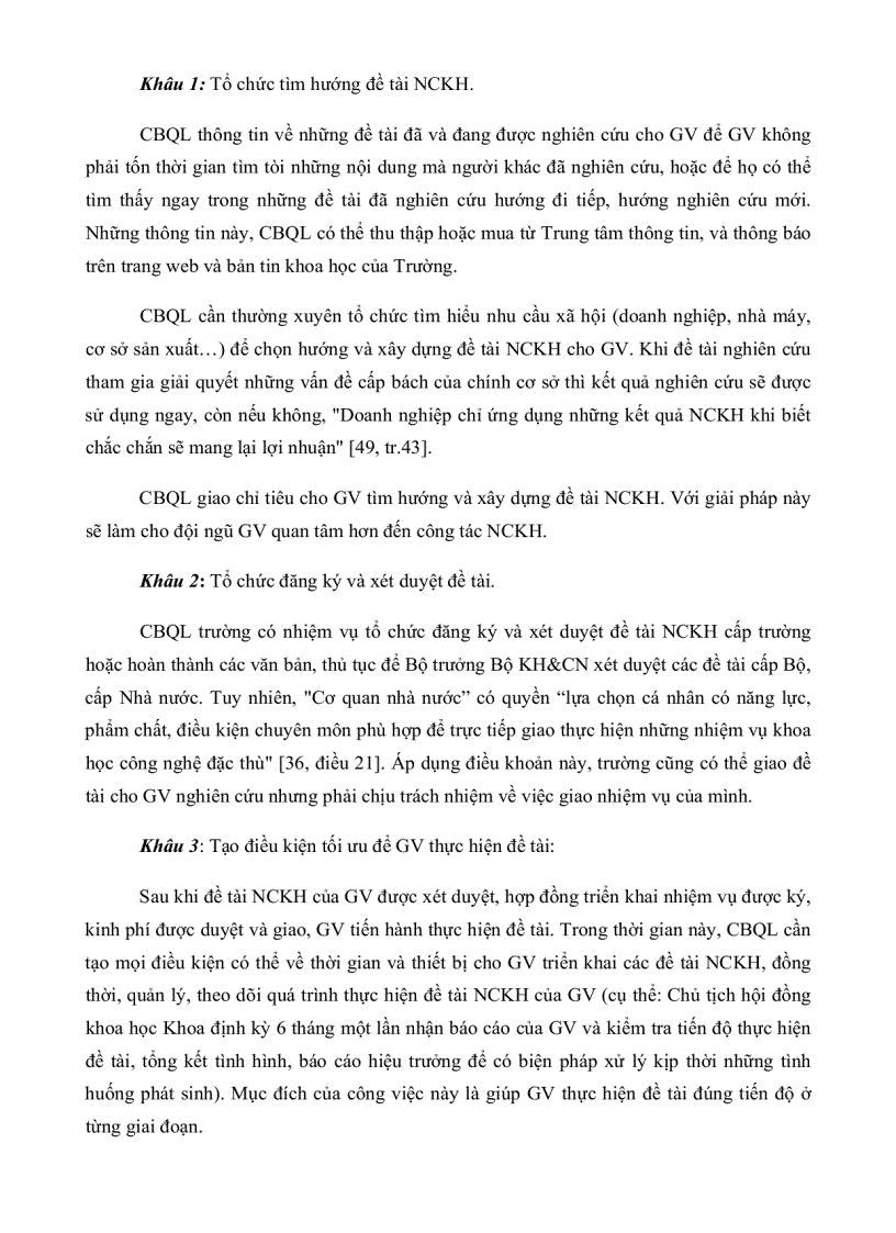 image for page Quản lí hoạt động giảng dạy và nghiên cứu khoa học của giảng viên trường đại học sư phạm kĩ thuật TP HCM