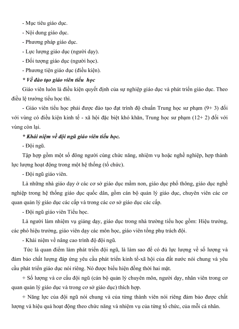image for page Quản lí việc nâng cao trình độ đội ngũ giáo viên tiểu học huyện Phú Giáo Bình Dương