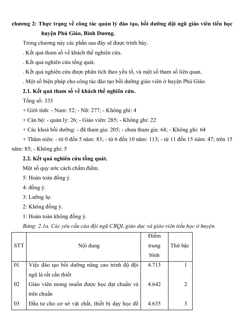 image for page Quản lí việc nâng cao trình độ đội ngũ giáo viên tiểu học huyện Phú Giáo Bình Dương