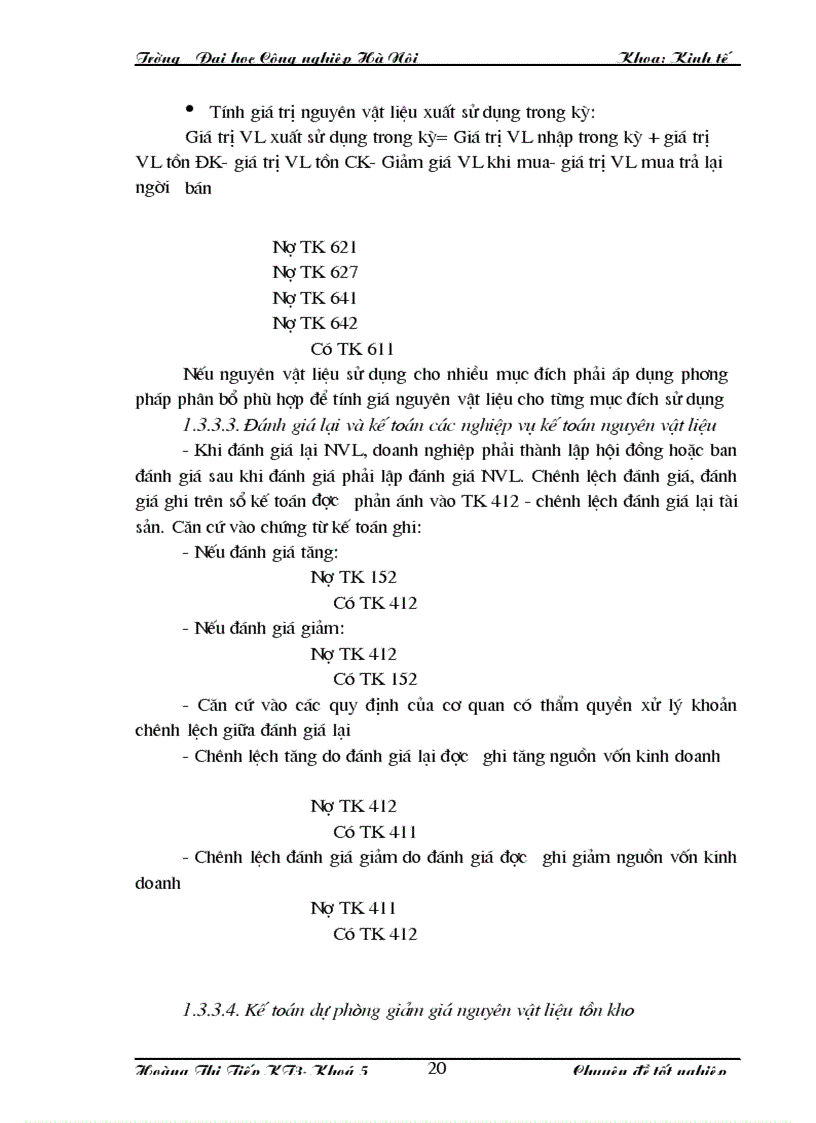 image for page Hoàn thiện công tác kế toán nguyên vật liệu tại Công ty TNHH sản xuất bao bì và dịch vụ thương mại Hà Nội