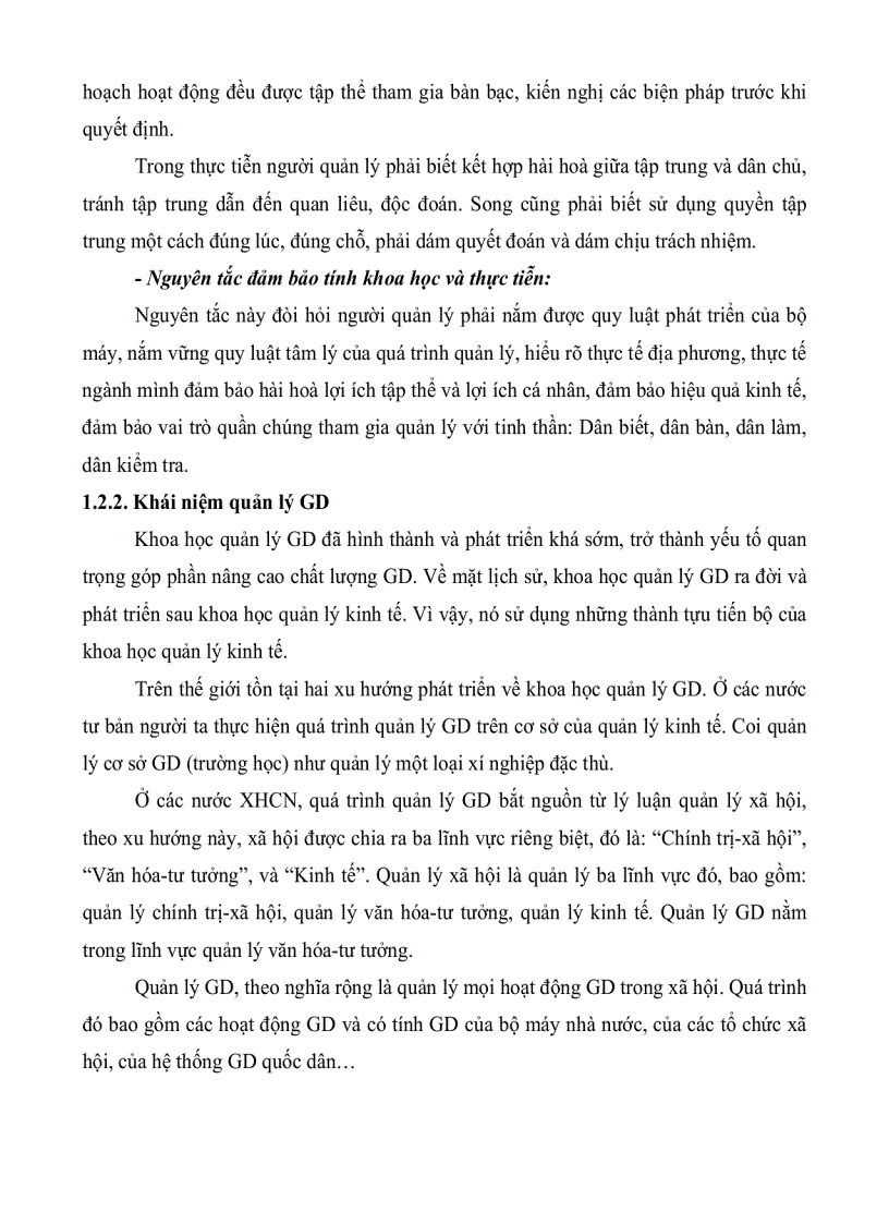 image for page Thực trạng việc quản lí hoạt động giảng dạy ở một số trường trung học cơ sở tỉnh Cà Mau