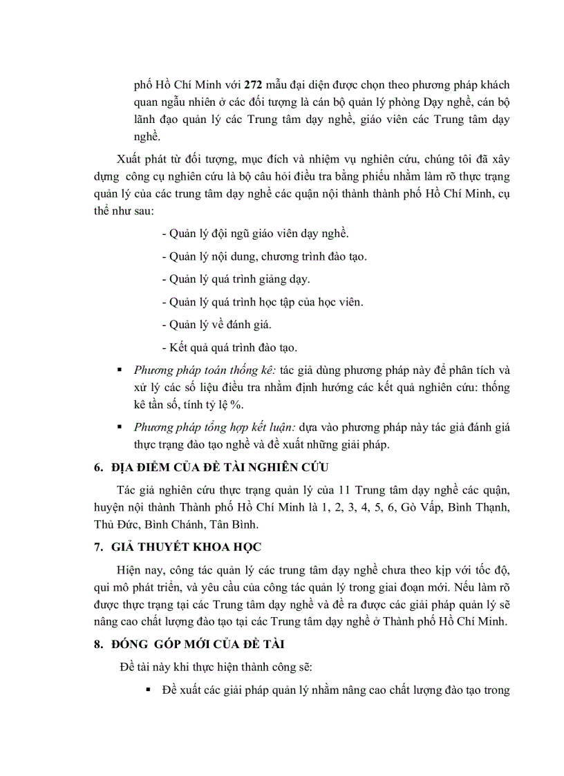 image for page Thực trạng và giải pháp quản lý chất lượng đào tạo tại TTDN thành phố Hồ Chí Minh
