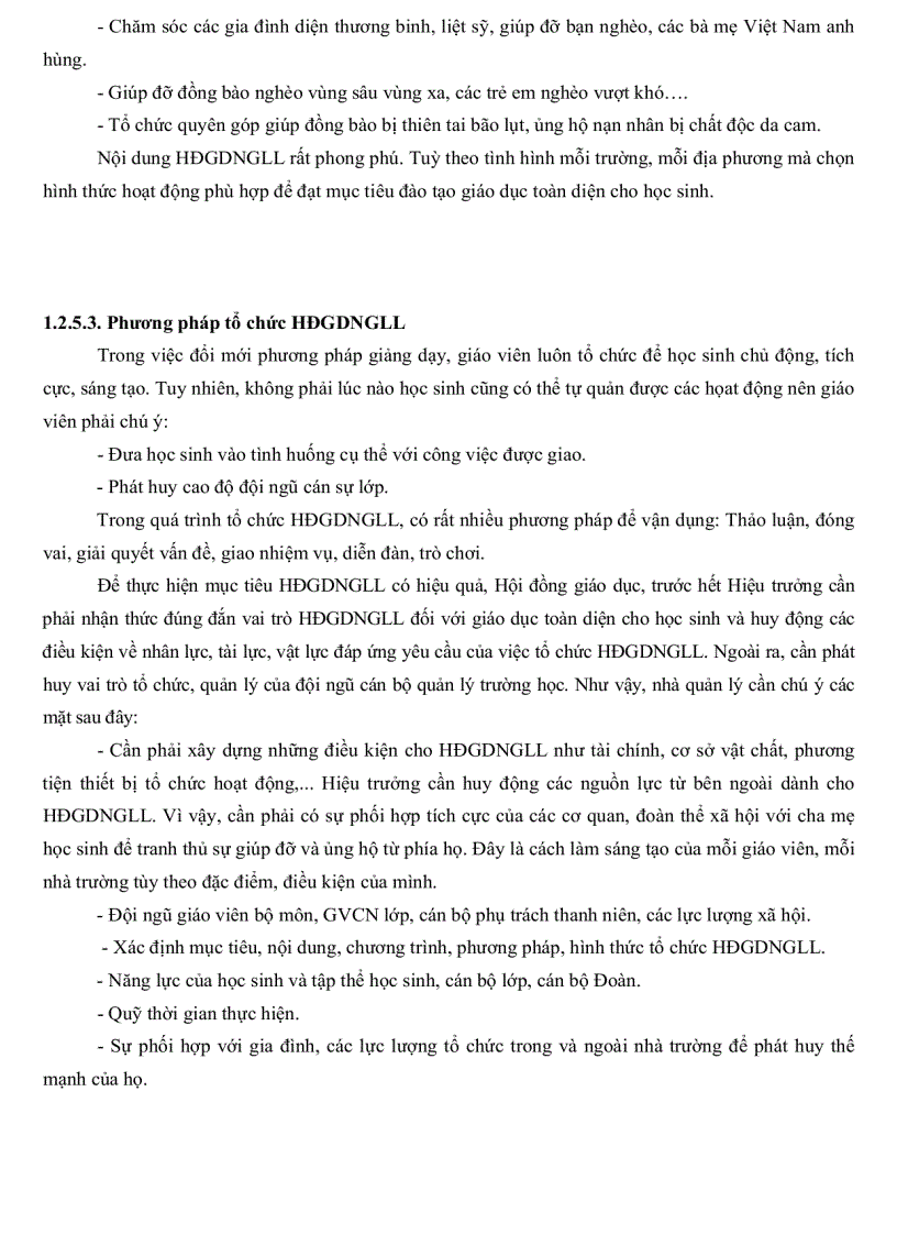image for page Thực trạng và biện pháp quản lí hoạt động giáo dục ngoài giờ lên lớp của hiệu trưởng các trường trung học phổ thông huyện Trảng Bàng tỉnh Tây Ninh