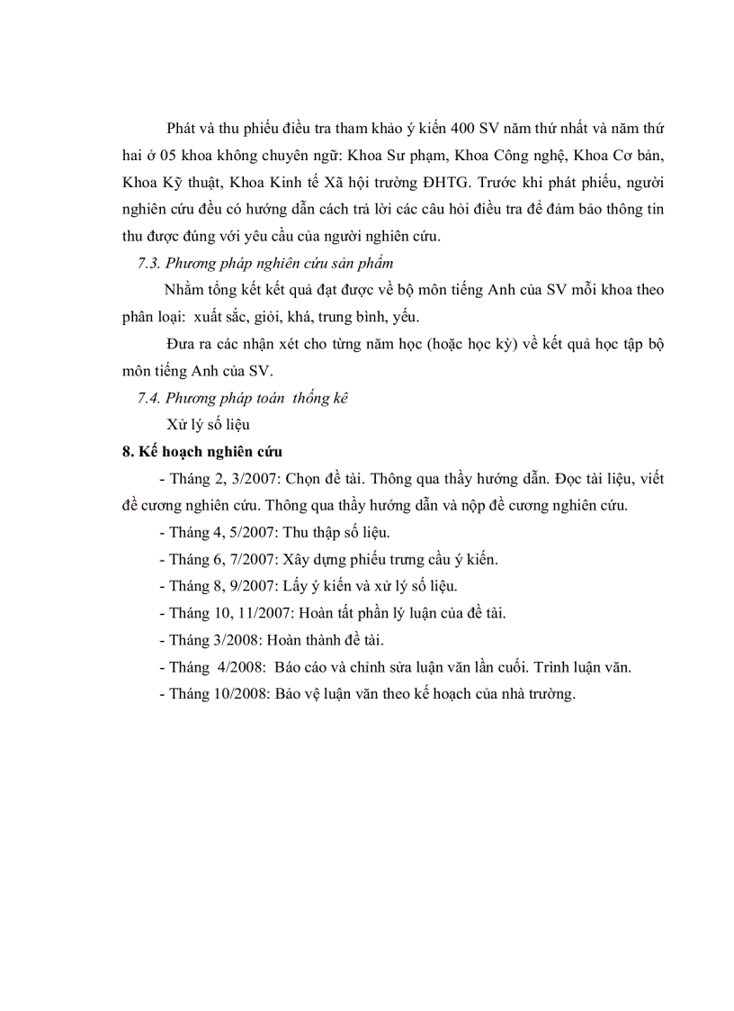 image for page Thực trạng quản lý việc giảng dạy tiếng Anh ở các khoa không chuyên ngữ tại trường Đại học Tiền Giang